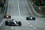 Nico Hülkenberg (Haas), George Russell (Mercedes) und Lando Norris (McLaren) 
