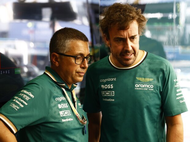 Luca Furbatto und Fernando Alonso Luca Furbatto und Fernando Alonso