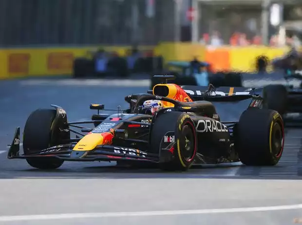 Titel-Bild zur News: Max Verstappen (Red Bull RB20) beim Formel-1-Rennen in Baku 2024