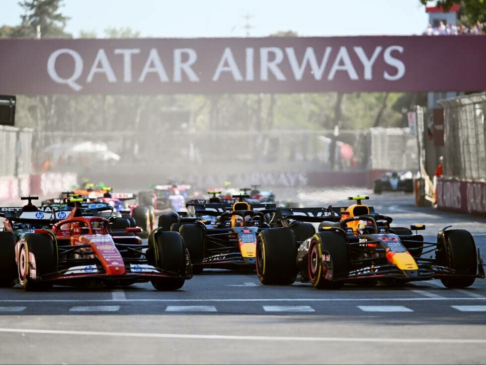Sergio Perez, Carlos Sainz, Max Verstappen