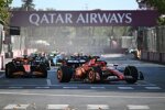 Charles Leclerc (Ferrari) und Oscar Piastri (McLaren) 