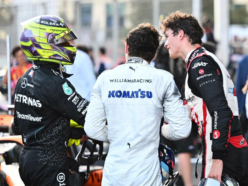 Lewis Hamilton, Franco Colapinto, Oliver Bearman