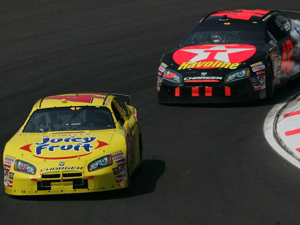 Mexico City 2007: Scott Pruett, Juan Pablo Montoya im Rennen der Busch-Serie
