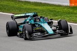 Felipe Drugovich (Aston Martin) testet die neuen Formel-1-Reifen für 2026