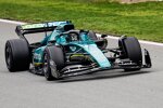 Felipe Drugovich (Aston Martin) testet die neuen Formel-1-Reifen für 2026