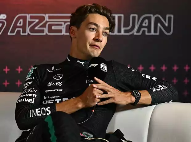 Titel-Bild zur News: George Russell räumt mit dem Gerücht auf, dass er den Mercedes für 2025 entwickeln könne