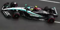 Lewis Hamilton im Mercedes W15 beim Formel-1-Rennen in Baku 2024