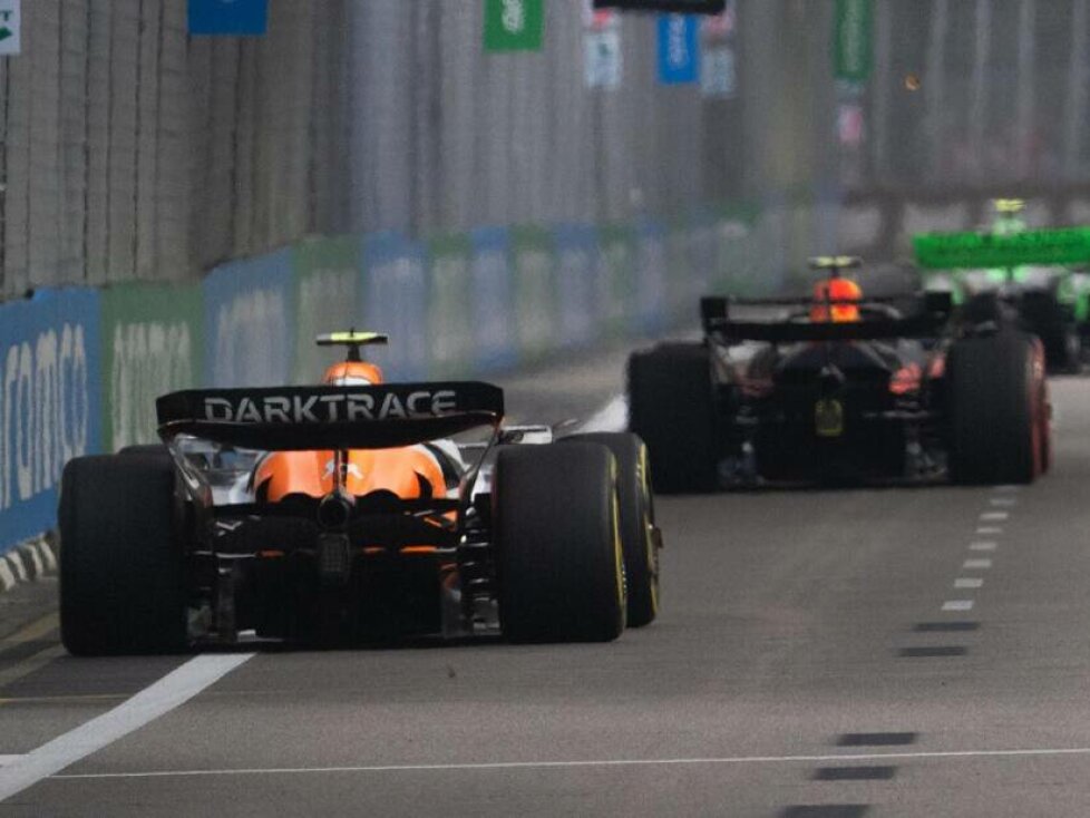 Sergio Perez, Lando Norris