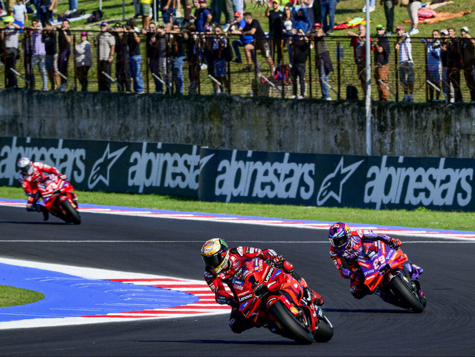 Francesco Bagnaia, Jorge Martin, Enea Bastianini