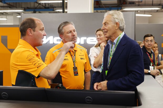 Zak Brown McLaren McLaren F1 ~Zak Brown mit Tony Blair~ 