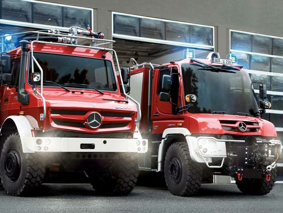 Mercedes-Benz Special Trucks mit Unimog und Atego auf FIREmobil 2024