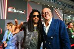 Lenny Kravitz und Stefano Domenicali 