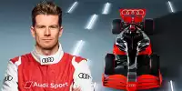 Nico Hülkenberg im Audi-Overall (Fotomontage)