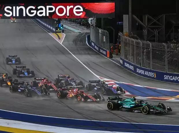 Titel-Bild zur News: Fernando Alonso, Charles Leclerc, Franco Colapinto, Carlos Sainz