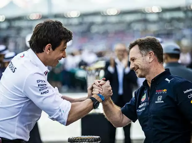 Toto Wolff und Christian Horner sind nicht immer einer Meinung Titel-Bild zur News: Toto Wolff und Christian Horner sind nicht immer einer Meinung