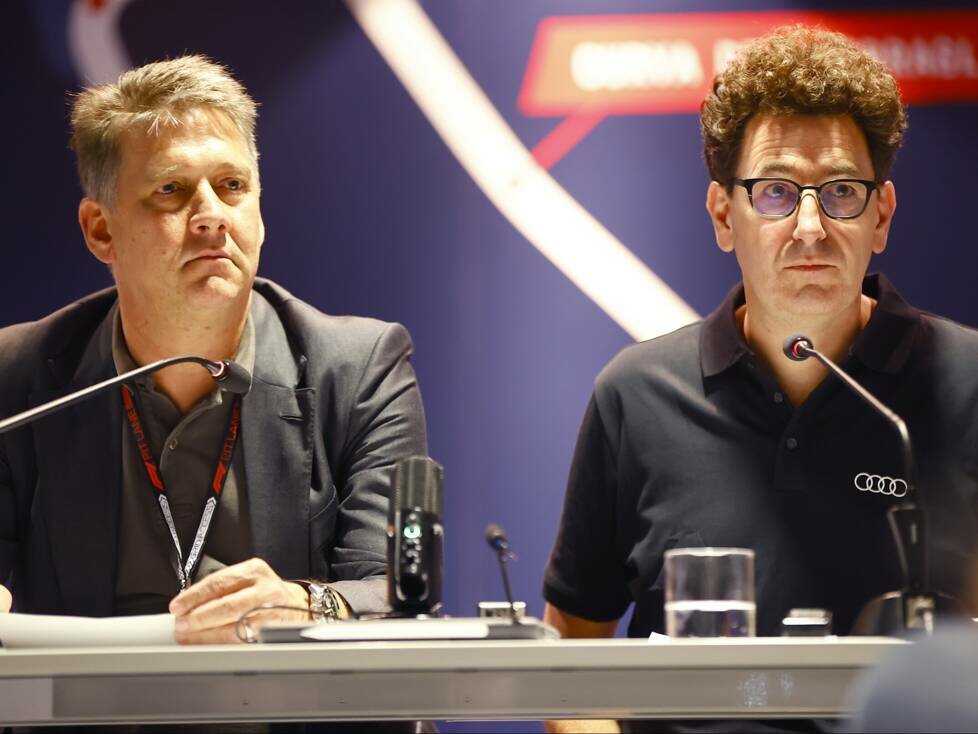 Gernot Döllner und Mattia Binotto