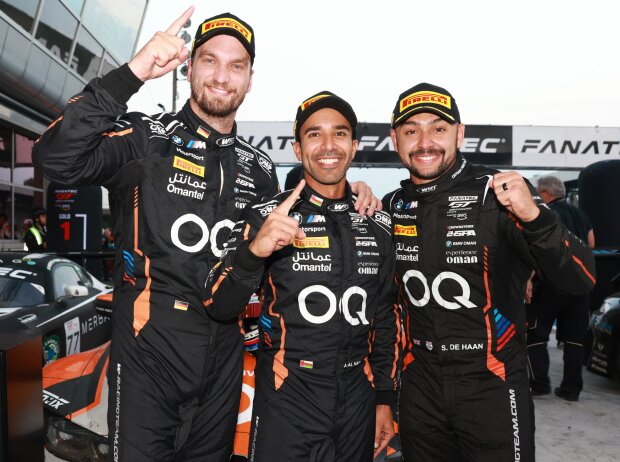 Jens Klingmann, Ahmad Al Harthy und Sam De Haan gewinnen Jens Klingmann, Ahmad Al Harthy und Sam De Haan gewinnen