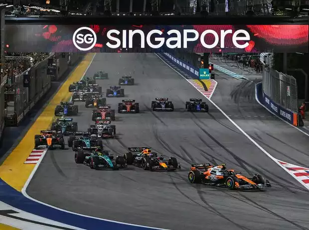 Lando Norris, Max Verstappen, Lewis Hamilton, George Russell, Sergio Perez Titel-Bild zur News: Lando Norris, Max Verstappen, Lewis Hamilton, George Russell, Sergio Perez