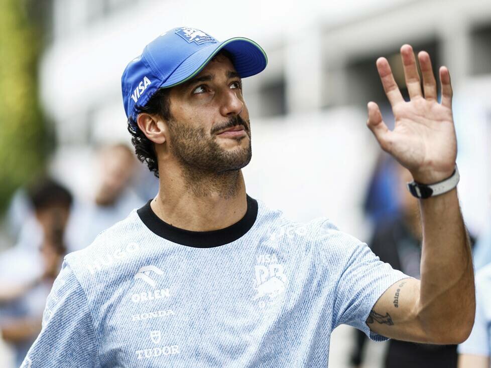 Daniel Ricciardo beim Formel-1-Rennen in Singapur 2024
