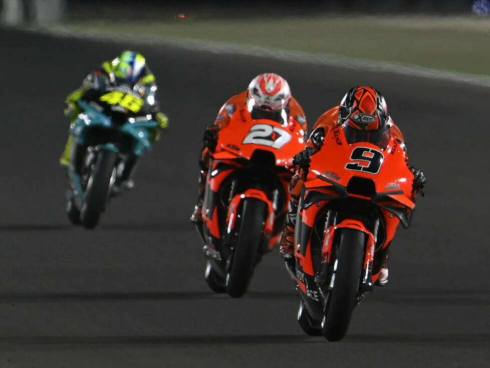 Danilo Petrucci, Iker Lecuona, Valentino Rossi