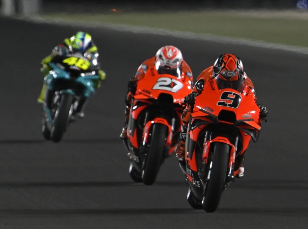Danilo Petrucci, Iker Lecuona, Valentino Rossi Danilo Petrucci, Iker Lecuona, Valentino Rossi