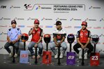 Marc Marquez (Gresini), Francesco Bagnaia (Ducati), Jorge Martin (Pramac) und Enea Bastianini (Ducati) 
