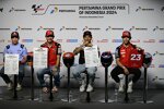 Marc Marquez (Gresini), Francesco Bagnaia (Ducati), Jorge Martin (Pramac) und Enea Bastianini (Ducati) 