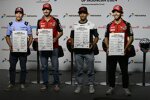 Marc Marquez (Gresini), Francesco Bagnaia (Ducati), Jorge Martin (Pramac) und Enea Bastianini (Ducati) 