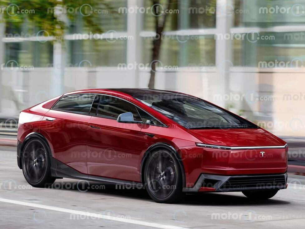 Tesla Model 2 als Rendering