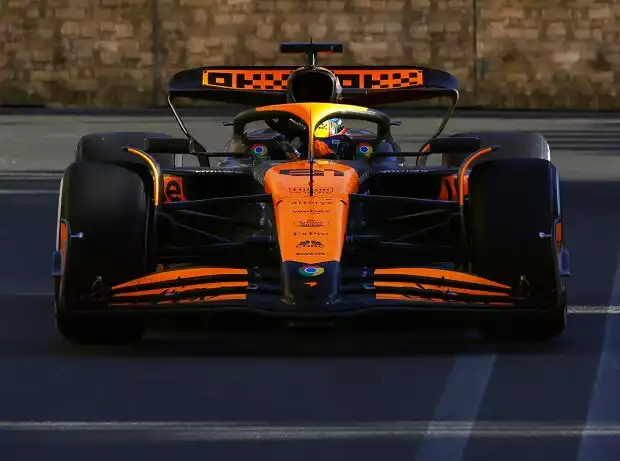 Oscar Piastri im McLaren MCL38 beim Formel-1-Rennen in Baku 2024 Titel-Bild zur News: Oscar Piastri im McLaren MCL38 beim Formel-1-Rennen in Baku 2024