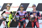 Marco Bezzecchi (VR46), Jorge Martin (Pramac) und Pedro Acosta (Tech3) 