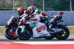 Maverick Vinales (Aprilia) und Johann Zarco () 