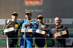 Thomas Preining (Manthey-EMA-Porsche) und Arjun Maini (HRT-Mercedes) 