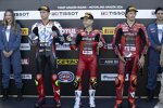 Toprak Razgatlioglu, Alvaro Bautista und Nicolo Bulega 