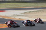 Nicolo Bulega, Toprak Razgatlioglu und Alvaro Bautista 