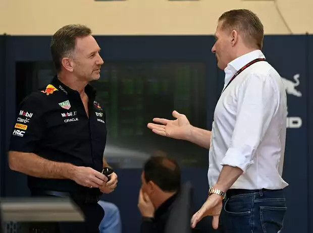 Christian Horner, Jos Verstappen Titel-Bild zur News: Christian Horner, Jos Verstappen