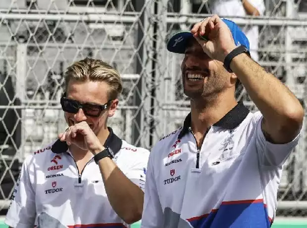 Titel-Bild zur News: Liam Lawson und Daniel Ricciardo