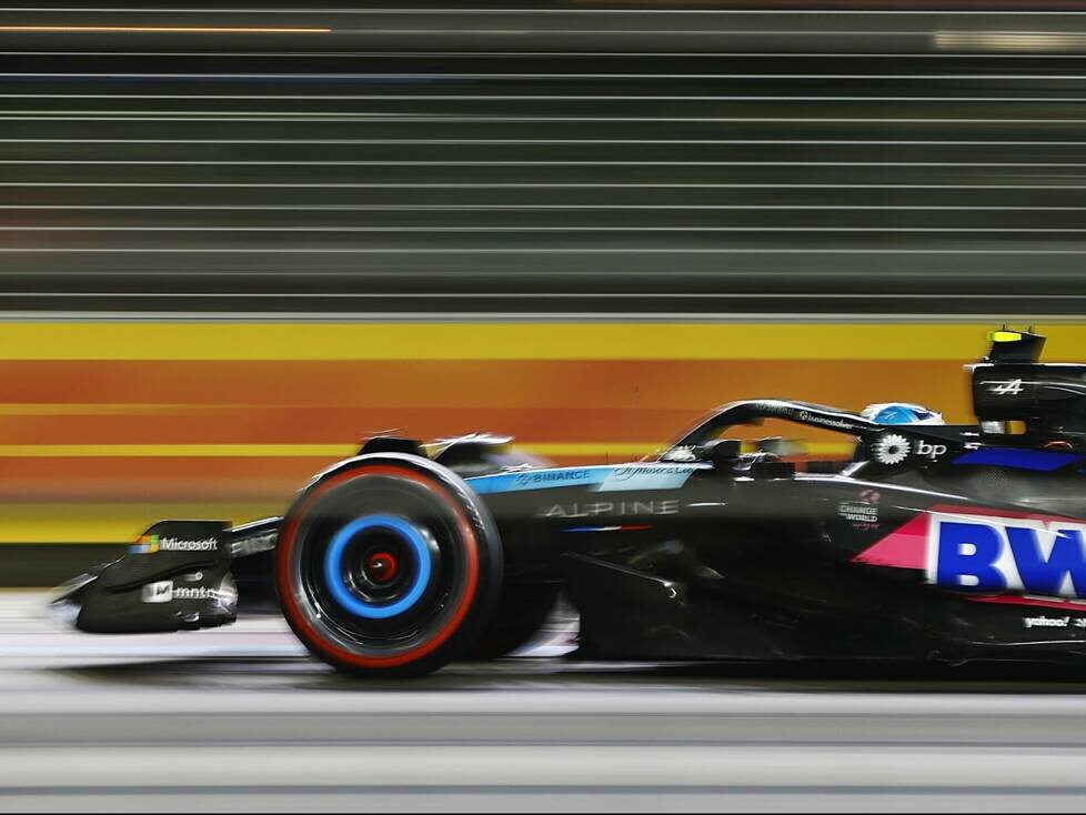 Pierre Gasly im Alpine A524 beim Formel-1-Rennen in Singapur 2024