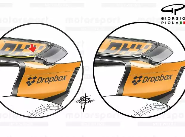 Das "Mini-DRS" von McLaren in der Formel-1-Saison 2024 Titel-Bild zur News: Das "Mini-DRS" von McLaren in der Formel-1-Saison 2024
