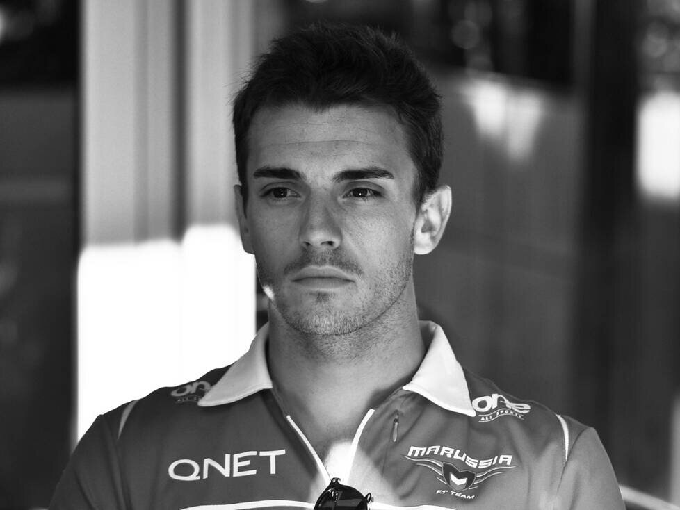Der 2015 verstorbene Formel-1-Fahrer Jules Bianchi in der Saison 2014