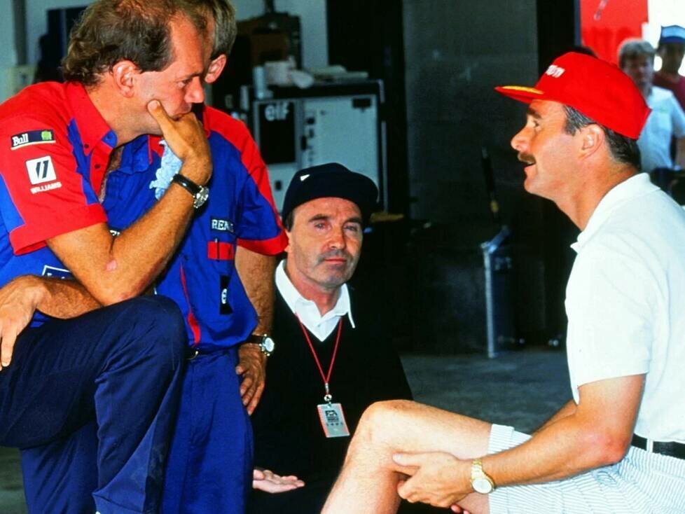 Adrian Newey, Nigel Mansell, Frank Williams