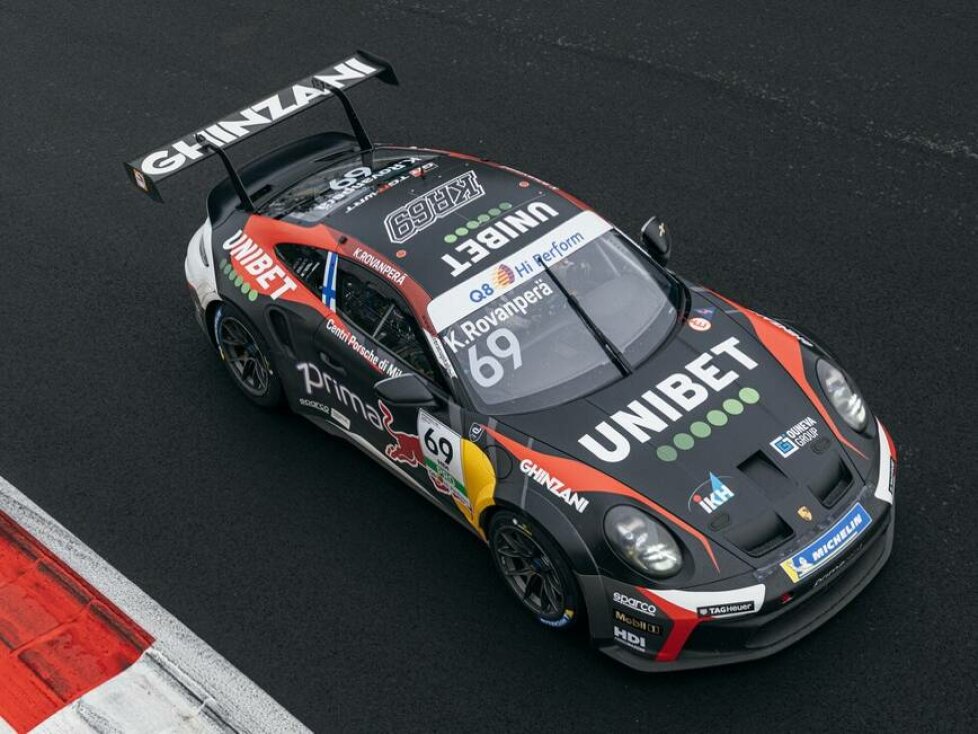Kalle Rovanperä im italienischen Porsche-Carrera-Cup