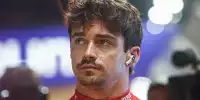 Charles Leclerc (Ferrari) vor dem Großen Preis von Singapur