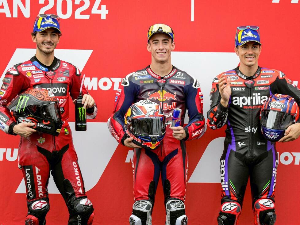 Pedro Acosta, Francesco Bagnaia, Maverick Vinales