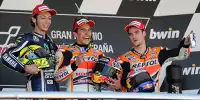Valentino Rossi, Dani Pedrosa, Marc Marquez