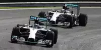 Nico Rosberg und Lewis Hamilton bei einem Rennen in der Formel-1-Saison 2014