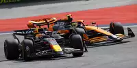 Max Verstappen im Red Bull gegen Lando Norris im McLaren