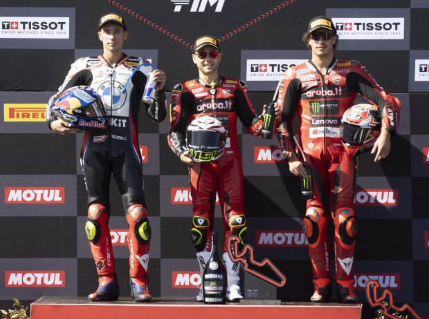 Toprak Razgatlioglu, Alvaro Bautista, Nicolo Bulega Toprak Razgatlioglu, Alvaro Bautista, Nicolo Bulega