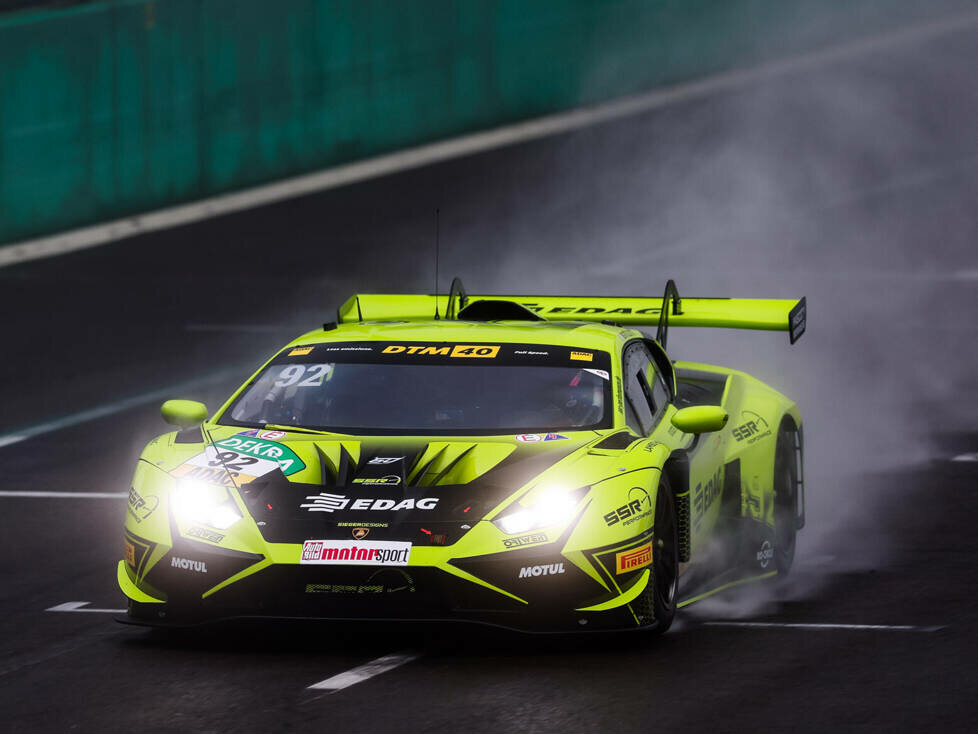 Mirko Bortolotti (hier am Lausitzring) konnte nur im Nassen testen
