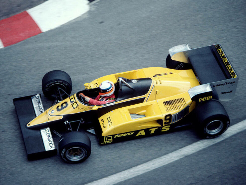 Manfred Winkelhock (ATS) beim Formel-1-Rennen in Monaco 1983